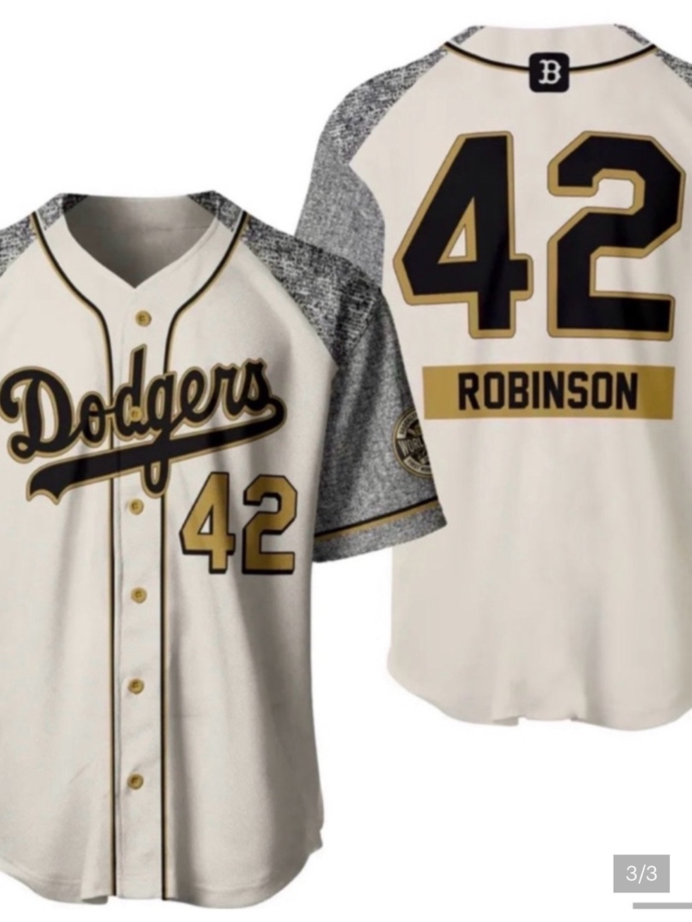 Jackie Robinson Day 2026 Dodgers #42  Baseball Jersey